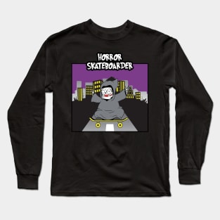 horror skateboarder Long Sleeve T-Shirt